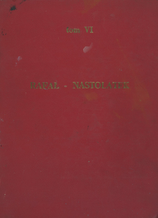 Album XIV &ndash; Tom VI. Rafał &ndash; Nastolatek