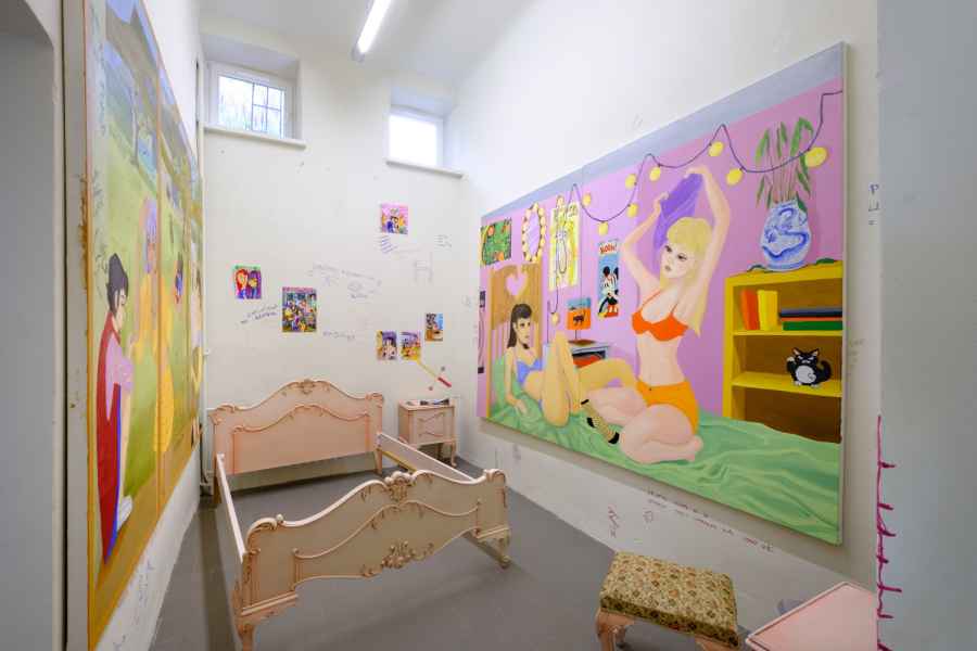 Night school, exhibition view